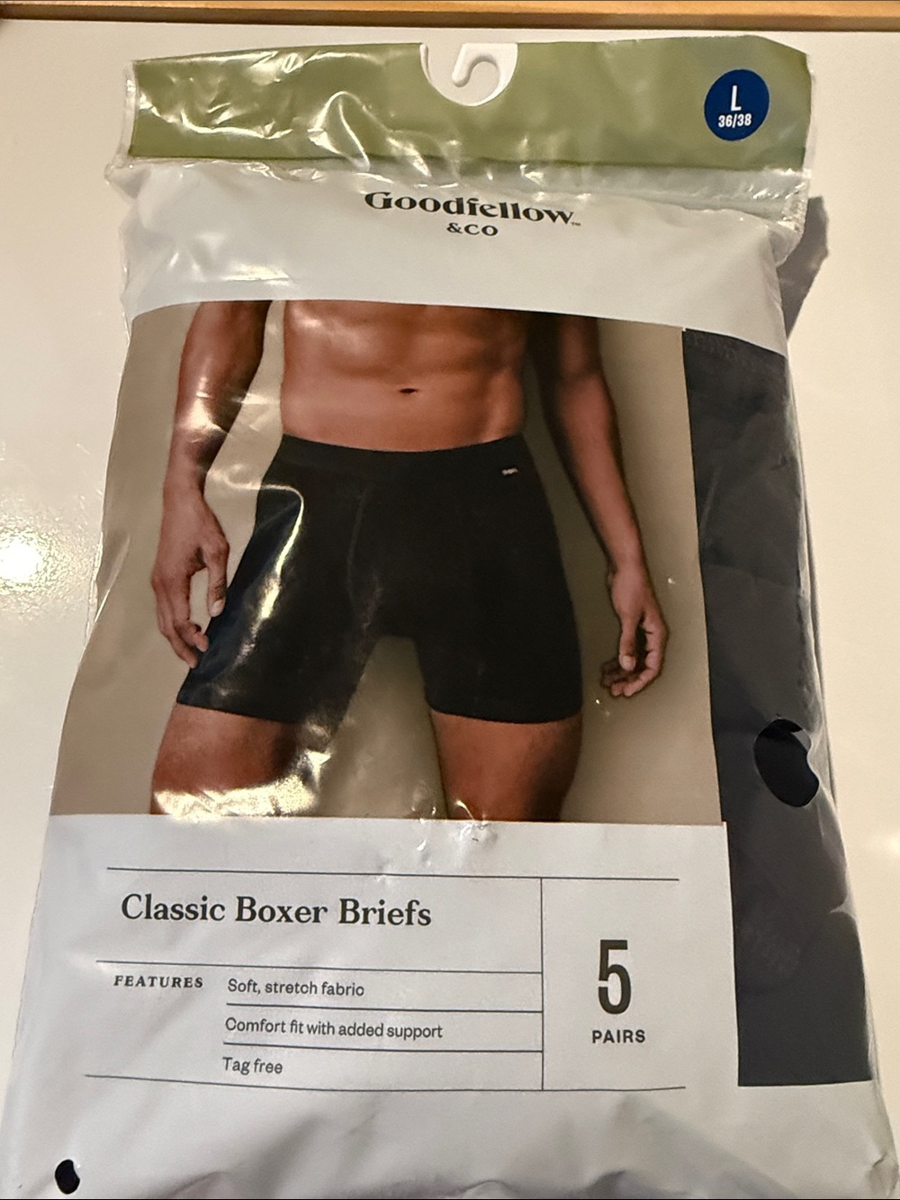 Goodfellow & Co Black Classic Boxer Briefs – 5-Pack